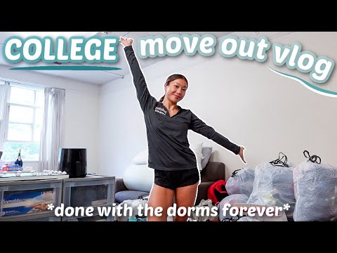 MOVE OUT OF BROWN UNIVERSITY WITH ME for the LAST time - junior year move-out vlog