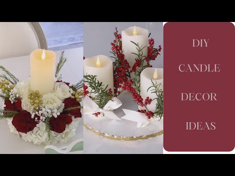 Easy DIY Candle Decor Ideas