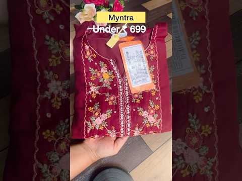 Myntra kurta set #shorts #kurtaset #kurtasethaul #myntra #myntrahaul #youtubeshortsvideo #trending