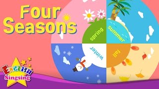 Kids vocabulary - Four Seasons - 4 seasons in a year - English educational video for kids