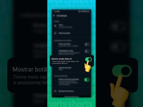 COMO DESATIVAR META AI WHATSAPP #WhatsApp #MetaAI