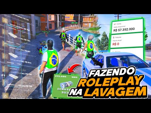 FAZENDO RP OBTIVE OS ITENS MAIS RAROS DA LAVAGEM COM MOD MENU GTA RP