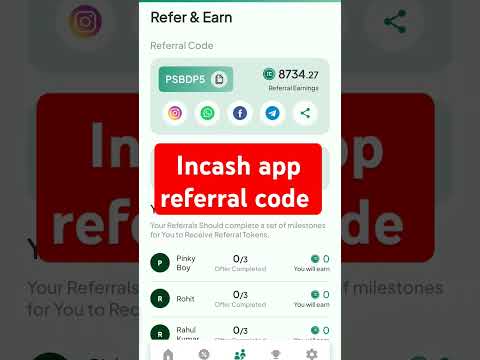 Incash app referral code | incash referral code 2024 💥 | 🤑incash app | referral code 🤳 |