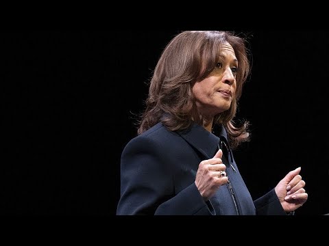 Harris urges young Americans to 'stay in the fight'