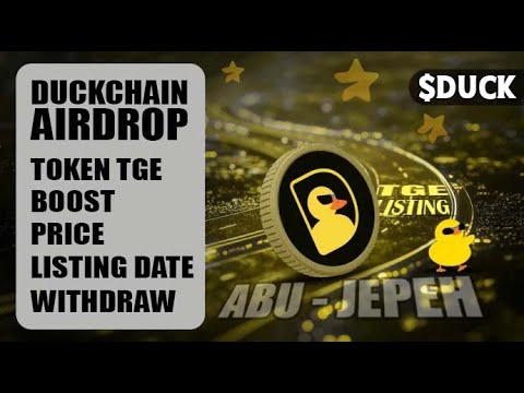 Cara Withdraw Token DUCK Airdrop Duckchain | BKD tutorial Airdrop Withdrawal