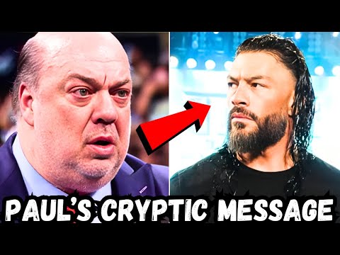 Paul Heyman Sends a CRYPTIC MESSAGE About His Favor To CM Punk