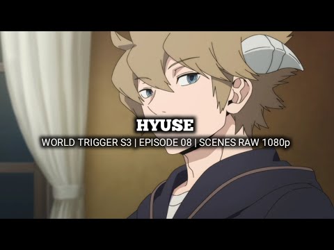 HYUSE SCENES | WORLD TRIGGER 3rd SEASON | Episode 08 | Scenes RAW 1080p