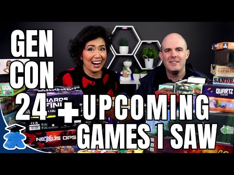 GenCon 2024 haul and upcoming board game preview I saw🤩😲🤤