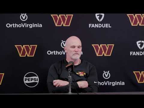 HC Dan Quinn Speaks to the Media Before Practice | Washington Commanders