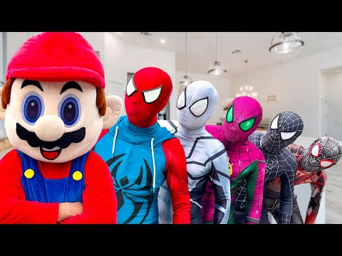 Top New Pro 6 SPIDER-MAN in 1 House ?? New Superhero Appears !! ( Life Hero )