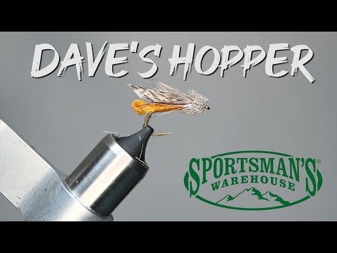 Dave's Hopper Fly Pattern Tutorial Tied by Svenddiesel