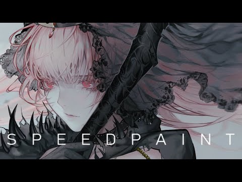 Speedpainting Mori Calliope | theCecile