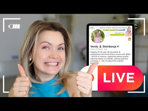 LIVE: 3 Ways to Improve Your LinkedIn Profile Today (& Get Leads)