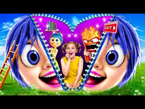 Construim o Casă Minusculă pentru Inside Out 2! Dacă Emoțiile mă Conduc! Inside Out 2 în Viața Reală