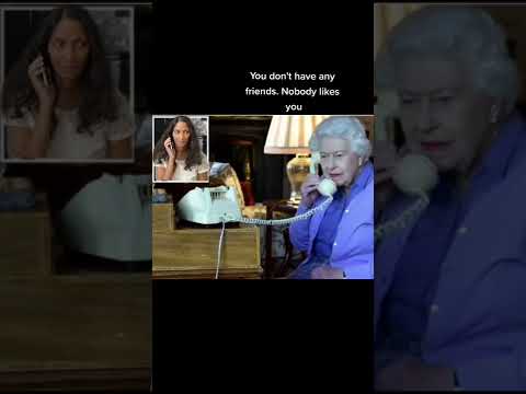 A call from the queen #shorts, #meghanmarkle, #duchessofsussex, #queenelizabeth, #royalfamily