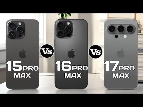 iPhone 15 Pro Max vs iPhone 16 Pro Max vs iPhone 17 Pro Max 5G #pn59tech