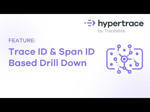 Hypertrace | Trace ID & Span ID Based Drill Down