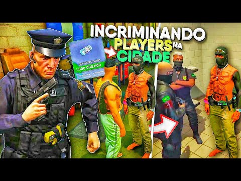 PRENDENDO PLAYERS DA CIDADE COM MOD MENU GTA RP