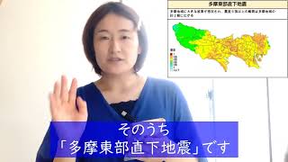 新しいタイプの地震「多摩東部直下地震」→練馬区の被害想定は？【練馬区議会議員・高口ようこ】