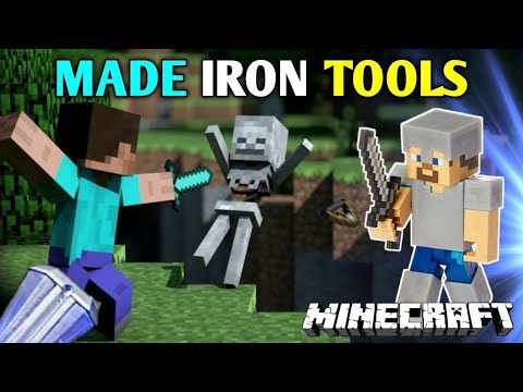 MINECRAFT BUT| MADE FULL IRON TOOLS#youtube #gaming