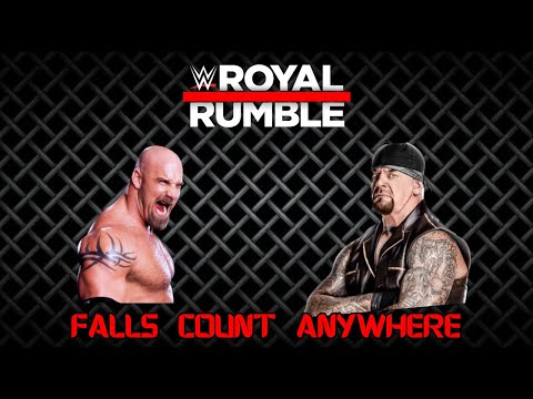 Goldberg vs Undertaker | Falls Count Anywhere | Royal Rumble 2023