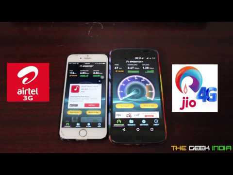 Airtel 4G Speed | Jio 4G