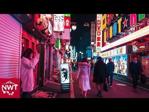 Night Streets In Tokyo Shinjuku Kabukicho 24/7 City 4K