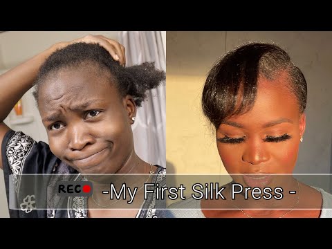 Hot Mess to Flawless || My First Silk Press