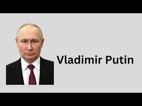 How to Pronounce Vladimir Putin