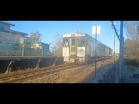 八高線キハ110　撮影松久駅　キハ110の残り少ない、時間と独特のディーゼルエンジンの音をお楽しみください。