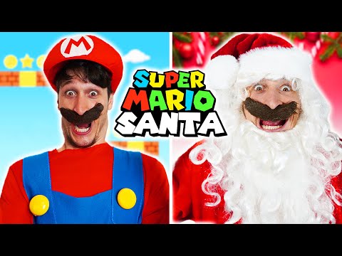 Super Mario Saves Christmas In Real Life