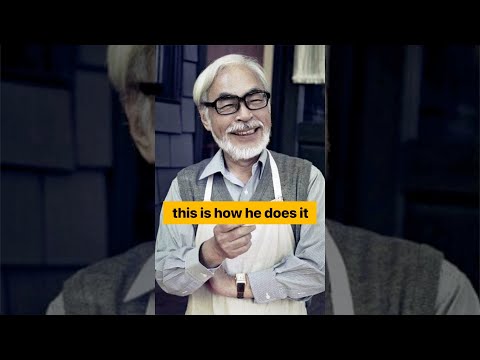 Why MIYAZAKI is the Most BADASS Animator Ever... #shorts