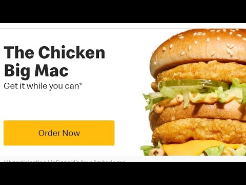 Trying the McDonald's Big Mac Chicken