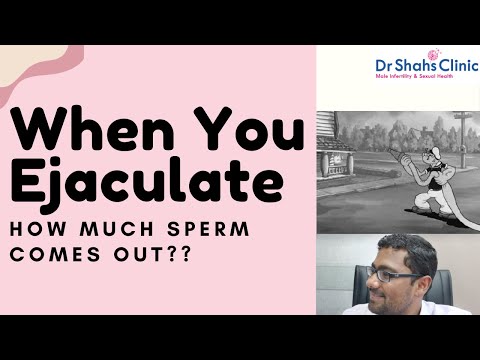 When you ejaculate how much sperm comes out? Dr Shah Dupesh