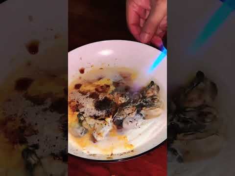 Oysters, fire-roasted #shorts #subscribe #share #share  #viral #shortsyoutube #thai