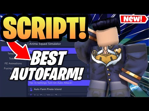 Anime Squad Simulator Script PASTEBIN 2023 | ROBLOX ANIME SQUAD SIMULATOR AUTOFARM + INF TOKENS