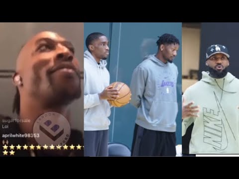 Dwight Howard on live MOCKS Lebron for trading D'LO Russell for Finney Smith! On live!