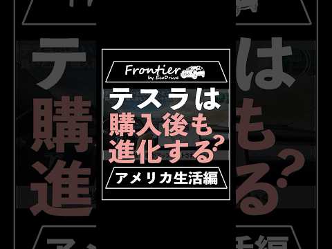 テスラは購入後も進化する【アメリカ生活編】