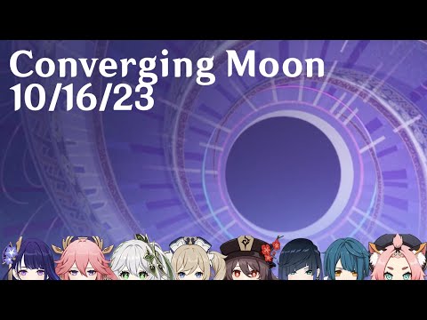 Genshin Impact - 36 star Spiral Abyss - Converging Moon 10/16/23