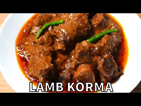 LAMB KORMA (Step By Step Guide IN ENGLISH) | How To Make Korma