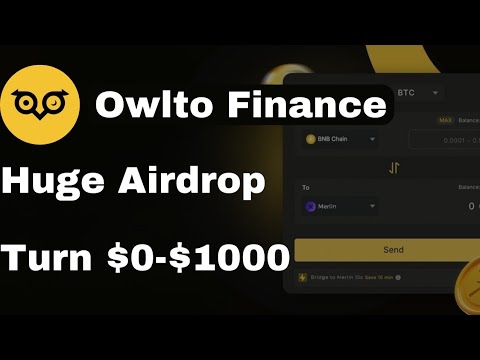 crypto Airdrop | Owlto finance Airdrop guide | earn $200-$1000 from owlto finance Airdrop|