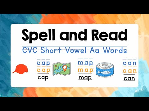 CVC Reading Practice | CVC Spelling Words | Short Vowel A | Spell and Read 2