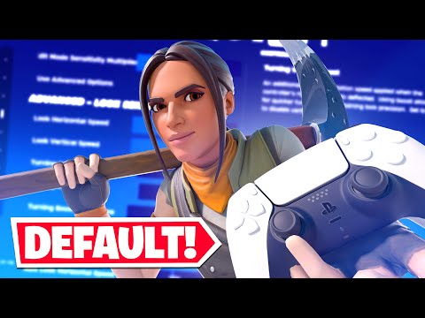 I Tried Fortnite's DEFAULT Controller Settings… (GOOD or BAD?)