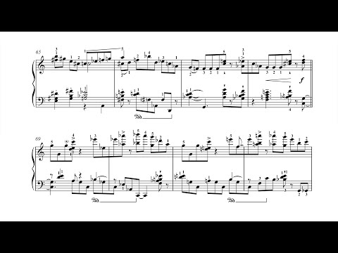 Nikolai Kapustin - Sleight of Hand, Op. 138 (2009) [Score-Video]