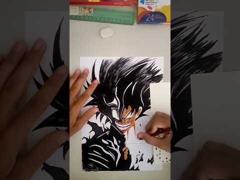 Drawing Goku + Venom #drawing #goku #dragonball #venom #goku+Venom #fanartdbs