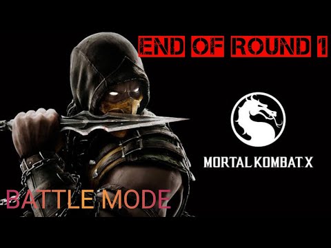 MORTAL KOMBAT // BATTLE  MODE // END OF ROUND 1