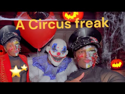 Halloween party of a circus freak show ￼