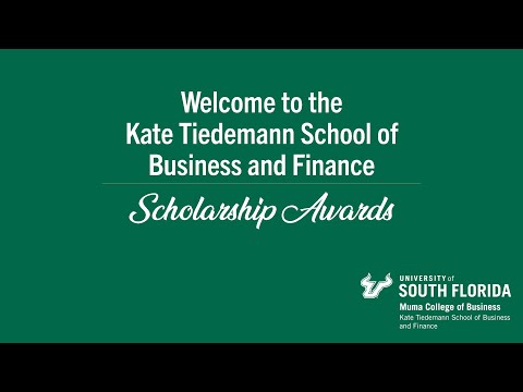 Kate Tiedemann School of Business and Finance 2020 Scholarship Awards