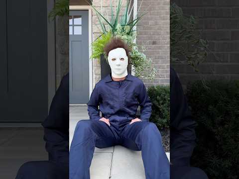 Never mess with Michael Myers Halloween decorations #shorts