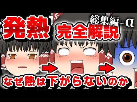 【風邪】発熱を早く下げるコツと発熱と解熱剤の仕組み総集編+α【ゆっくり解説】